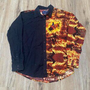 Kids Wrangler Western Cowboy Button Up Shirt